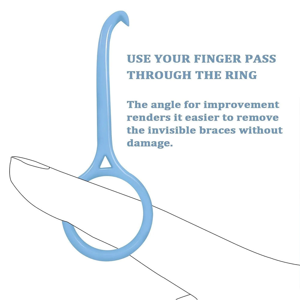 KOHEEL-AT Clear Aligner Removal Tool for Invisalign Removable Braces, Trays Remover Tool (Pack of 3)