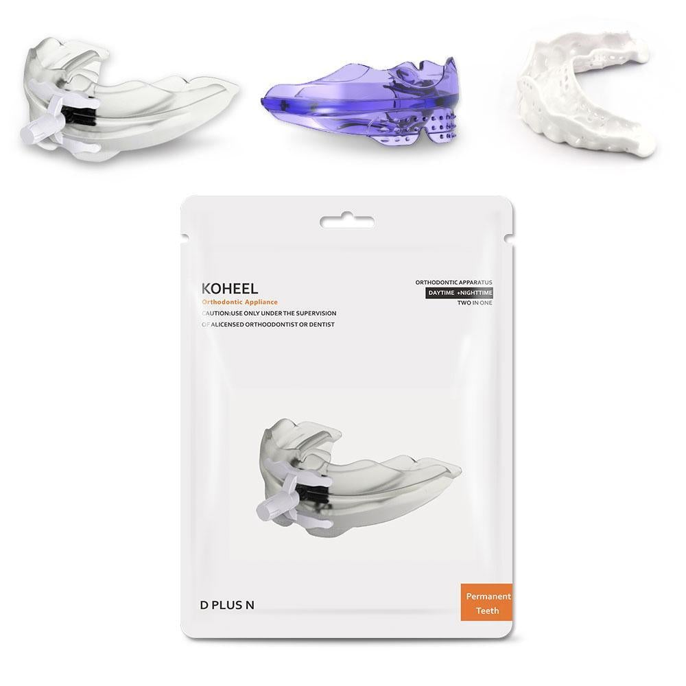 KOHEEL-DN Teeth Straightener for Crowdeded Teeth Teeth Straightening Orthodontic Retainer Braces Modable and Able to Adjust Pressure for