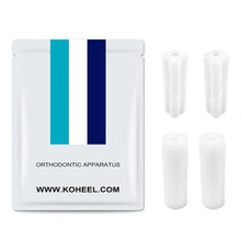 Load image into Gallery viewer, KOHEEL-AC Orthodontics Aligner Chewies for Aligner Trays Chewies for Invisalign Clear or Metal Braces(4 of pack) - Round / White