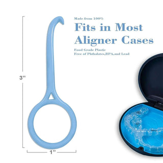 KOHEEL-AT Clear Aligner Removal Tool for Invisalign Removable Braces, Trays Remover Tool (Pack of 3)