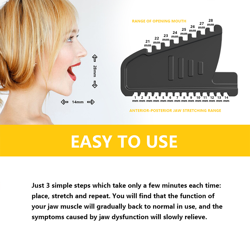 KOHEEL LR Jaw Stretching for TMJ Relief, TMJ Pain Relief,Teeth Grindin