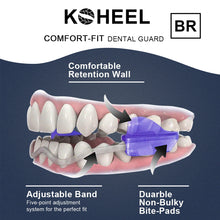 Load image into Gallery viewer, KOHEEL Adjustable Dental Guard for Teeth Grinding and Clenching, No Boiling Night Guard, Stop Bruxism Mouth Guard BR PRO (2 Count)