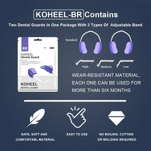 Load image into Gallery viewer, KOHEEL Adjustable Dental Guard for Teeth Grinding and Clenching, No Boiling Night Guard, Stop Bruxism Mouth Guard BR PRO (2 Count)