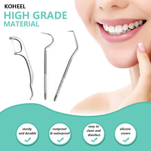 Load image into Gallery viewer, KOHEEL Toothpicks Pocket Set, Reusable Dental Floss Picks Kit, Stainless Steel Teeth Cleaning Tools