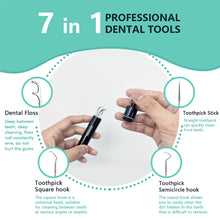 Load image into Gallery viewer, KOHEEL Toothpicks Pocket Set, Reusable Dental Floss Picks Kit, Stainless Steel Teeth Cleaning Tools