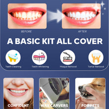 Carica l&#39;immagine nel visualizzatore di Gallery, KOHEEL Dental Tools with Metal Case, 8 Count Teeth Cleaning Tools Set, Plaque Remove, Oral Care Hygiene Kit with 2 Type of Tongue Scraper, Tartar Scraper, Gum Cleaner, Dental Tweezerw