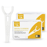 KOHEEL-TA White Dental Floss Picks, No Shredding or Breaking, 36 Count